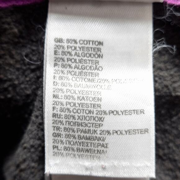 The North Face Women’s Hoodie Barbiecore Athleisure Rainbow Logo Gray Size L - Picture 7 of 9